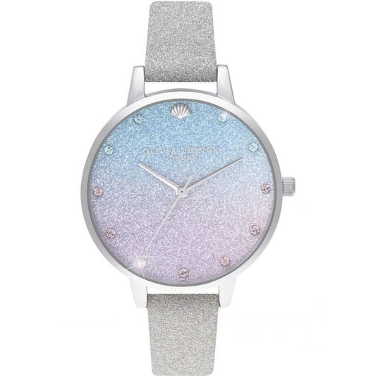 Olivia Burton London Armbanduhr Grau Glitzer | ELORÉ by Olivia Burton