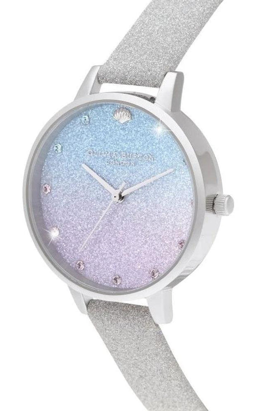 Olivia Burton London Armbanduhr Grau Glitzer | ELORÉ by Olivia Burton