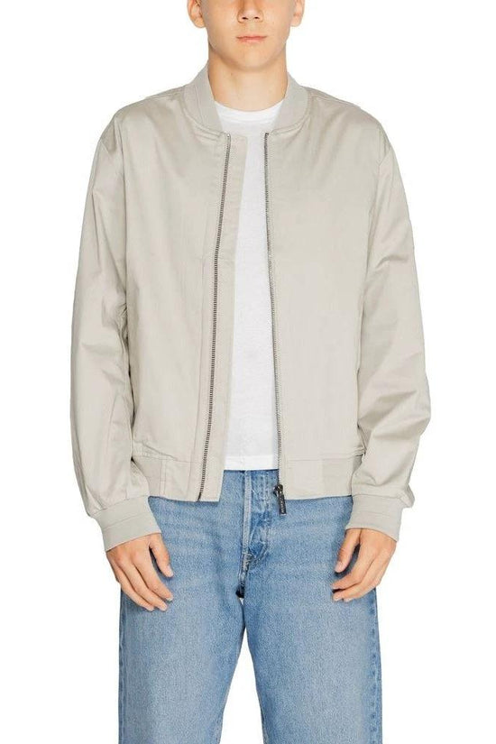 Calvin Klein Sateen Stretch Hero Jacke Grau | ELORÉ by Calvin Klein
