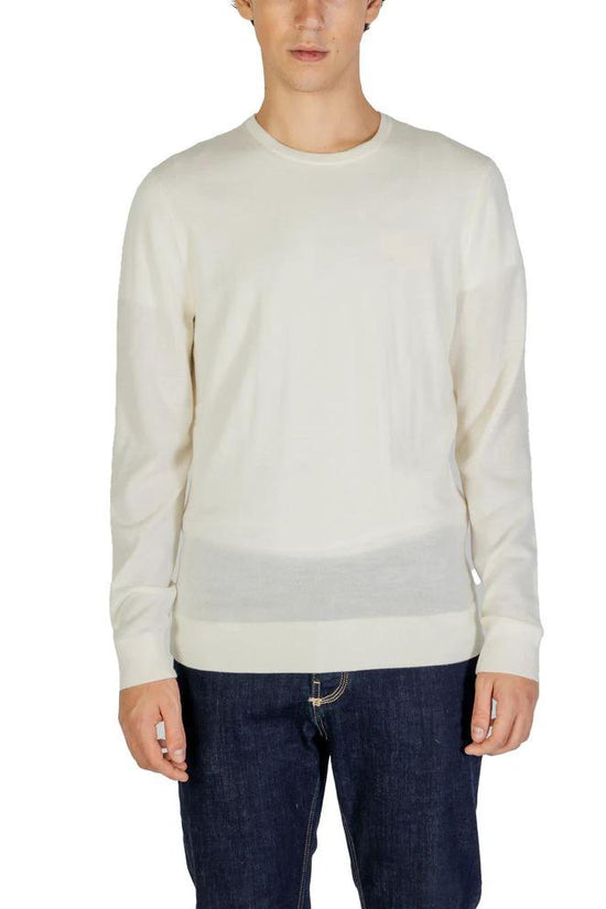 Merino Pullover Weiß | ELORÉ by Calvin Klein