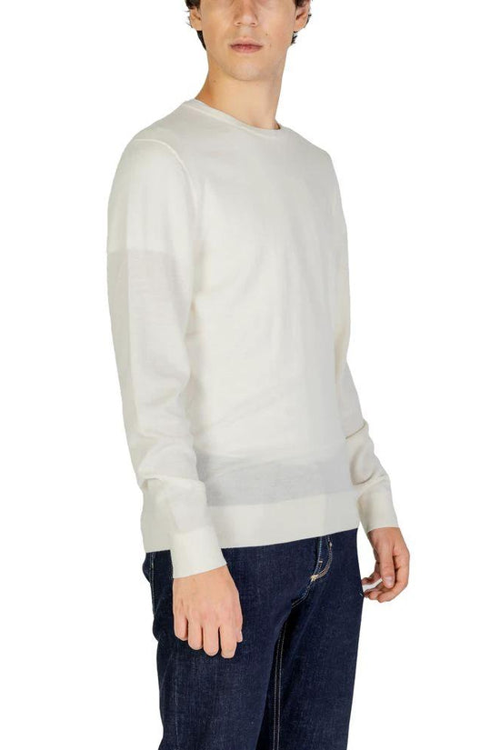 Merino Pullover Weiß | ELORÉ by Calvin Klein