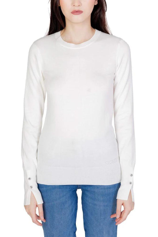 Sweatshirt Weiß Baumwolle by Guess