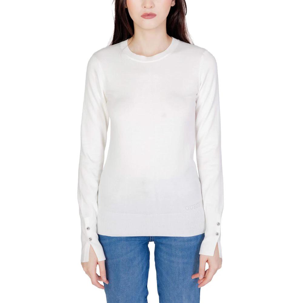 Sweatshirt Weiß Baumwolle by Guess