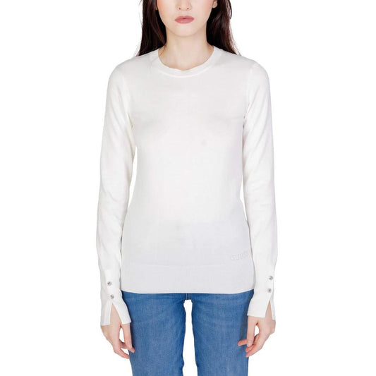 Sweatshirt Weiß Baumwolle by Guess