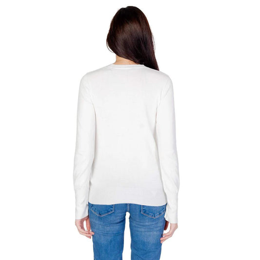 Sweatshirt Weiß Baumwolle by Guess