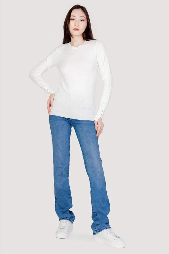 Sweatshirt Weiß Baumwolle by Guess