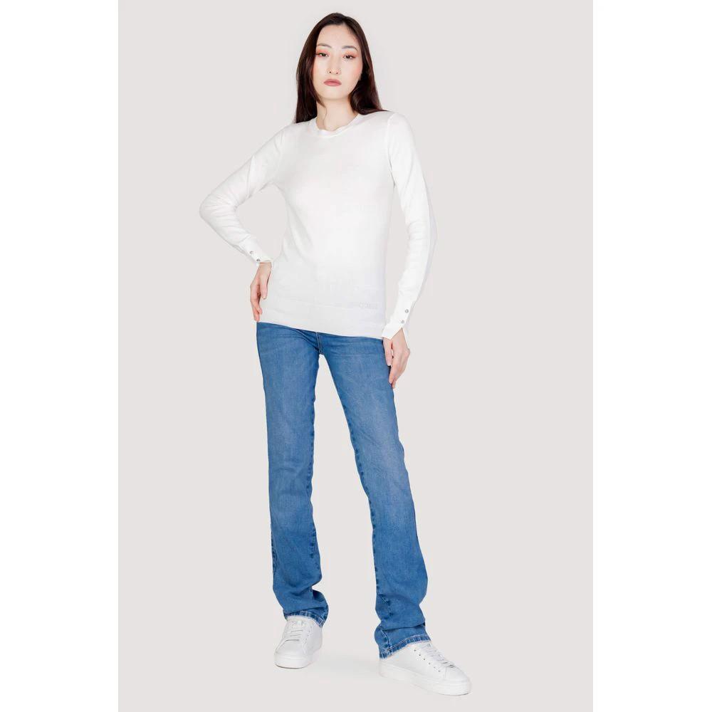 Sweatshirt Weiß Baumwolle by Guess