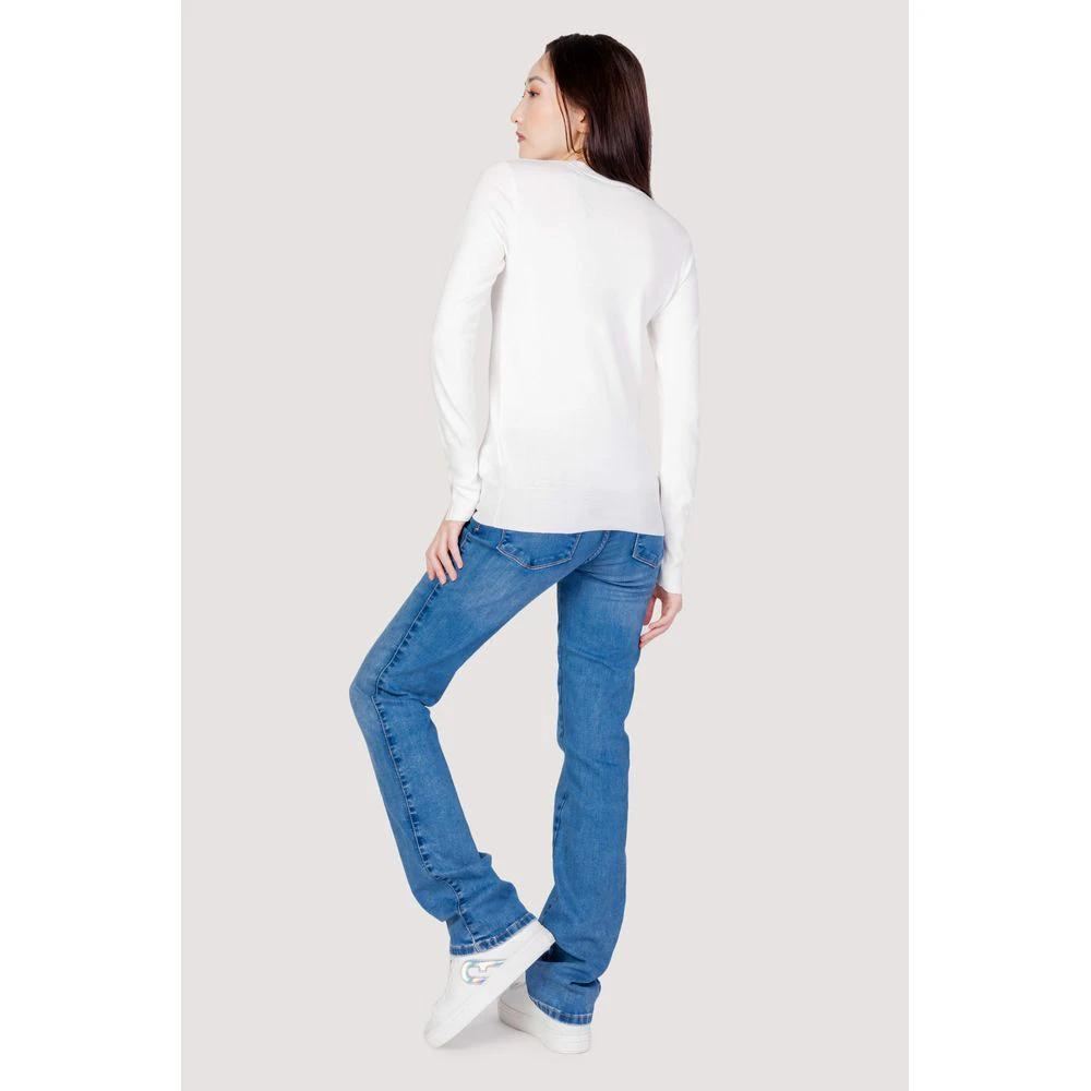 Sweatshirt Weiß Baumwolle by Guess