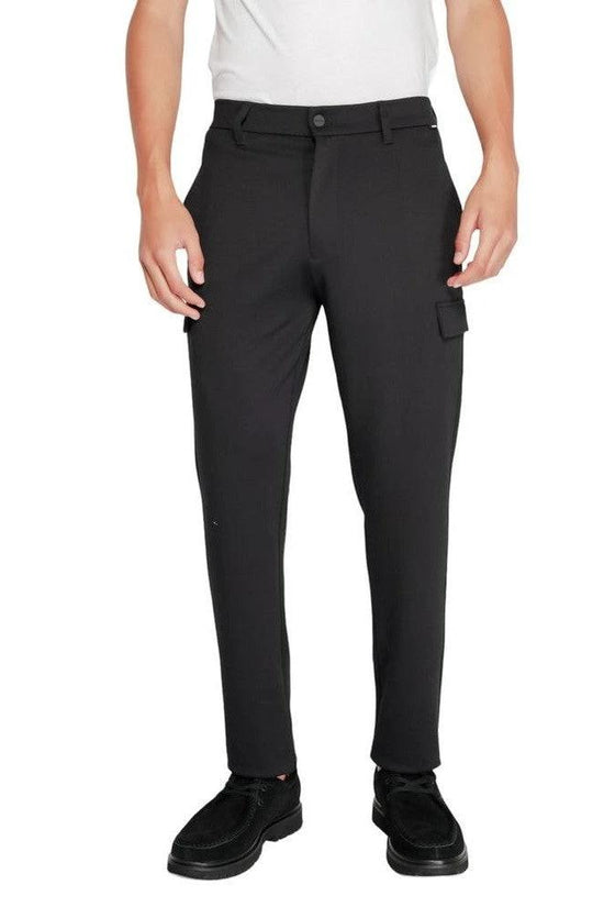 Calvin Klein Hose Comfort Knit Cargo Schwarz | ELORÉ by Calvin Klein