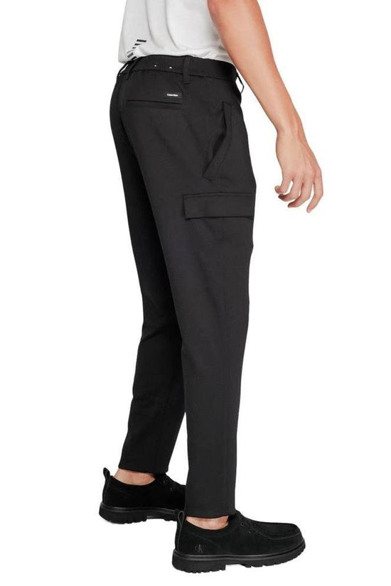 Calvin Klein Hose Comfort Knit Cargo Schwarz | ELORÉ by Calvin Klein