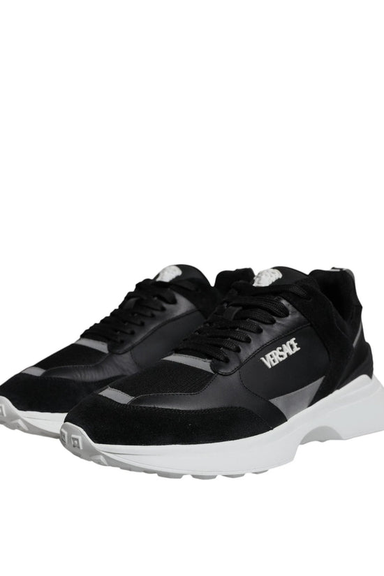 Versace Medusa Quad Sneaker Edition Schwarz | ELORÉ by Versace