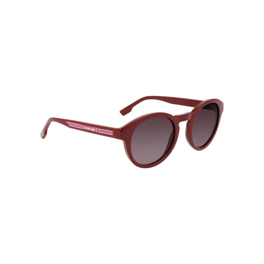 Lacoste Sonnenbrille Rot Glänzend Transparent Dunkel | ELORÉ by Lacoste