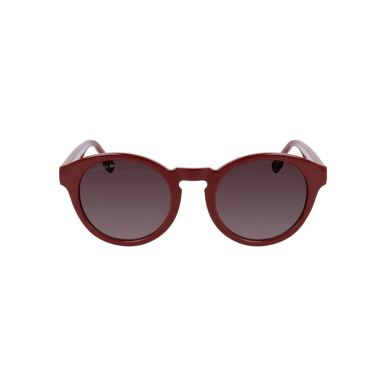 Lacoste Sonnenbrille Rot Glänzend Transparent Dunkel | ELORÉ by Lacoste
