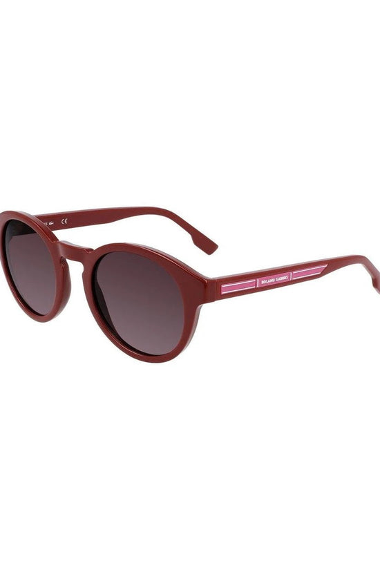Lacoste Sonnenbrille Rot Glänzend Transparent Dunkel | ELORÉ by Lacoste