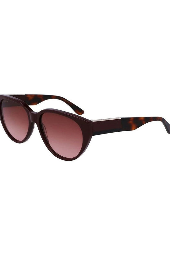 Lacoste Sonnenbrille Dunkelbraun Bordeauxrot Verlauf | ELORÉ by Lacoste