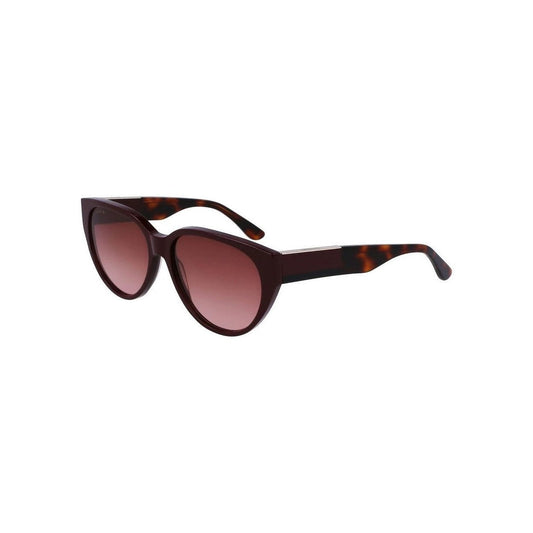 Lacoste Sonnenbrille Dunkelbraun Bordeauxrot Verlauf | ELORÉ by Lacoste