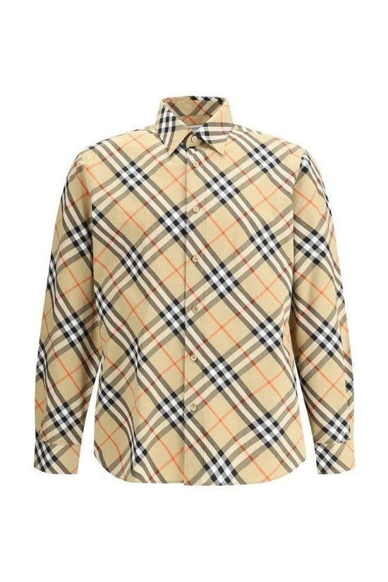 Burberry Archive Check Hemd Beige | ELORÉ
