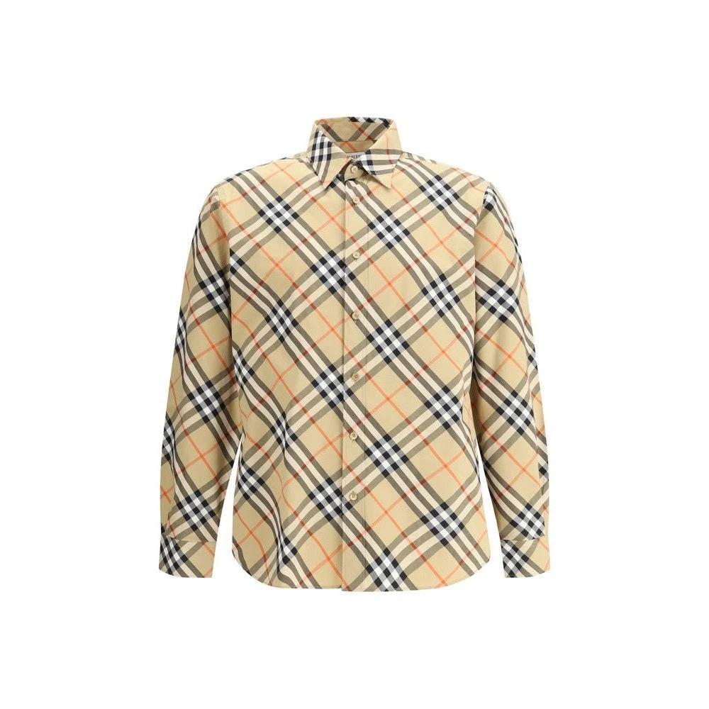 Burberry Archive Check Hemd Beige | ELORÉ
