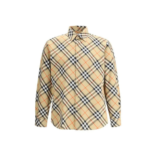 Burberry Archive Check Hemd Beige | ELORÉ