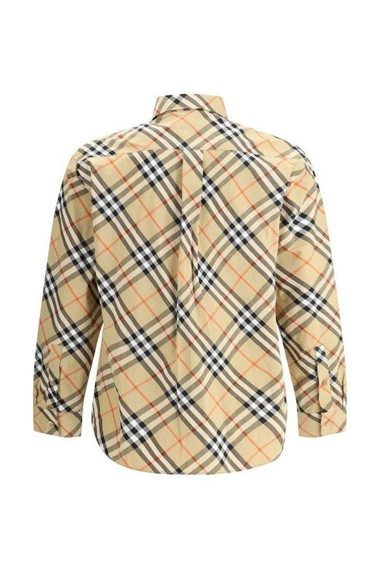 Burberry Archive Check Hemd Beige | ELORÉ