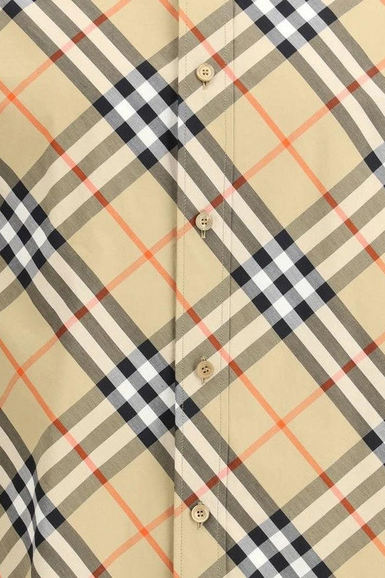 Burberry Archive Check Hemd Beige | ELORÉ