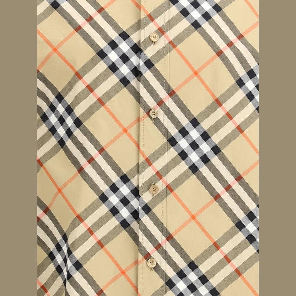 Burberry Archive Check Hemd Beige | ELORÉ