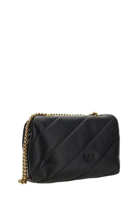 Pinko Schultertasche Love Mini Puff Quilt Schwarz | ELORÉ by PINKO