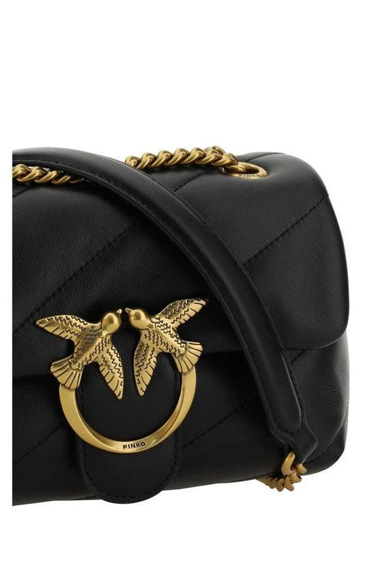 Pinko Schultertasche Love Mini Puff Quilt Schwarz | ELORÉ by PINKO
