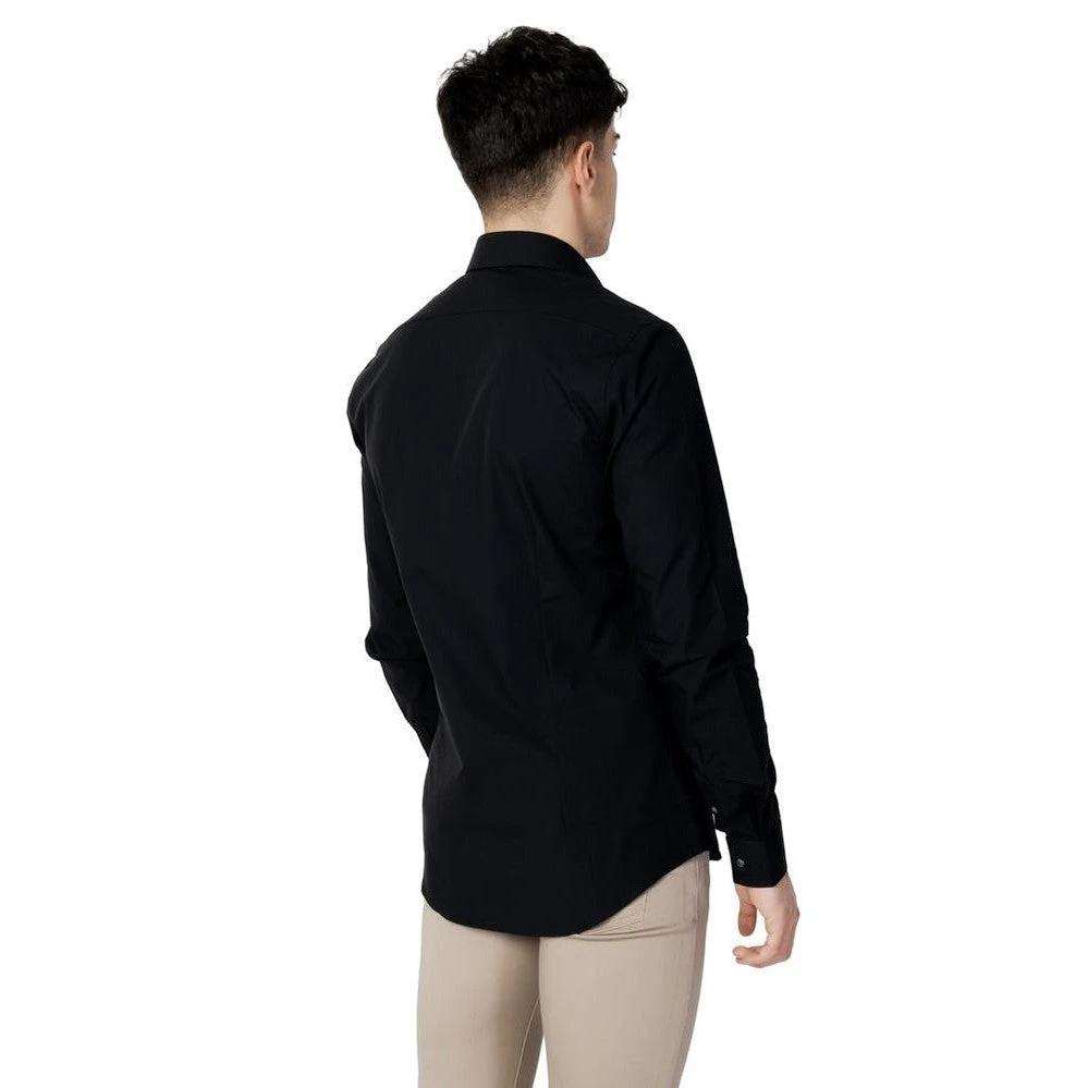 Calvin Klein Hemd Slim Poplin Stretch Schwarz | ELORÉ by Calvin Klein