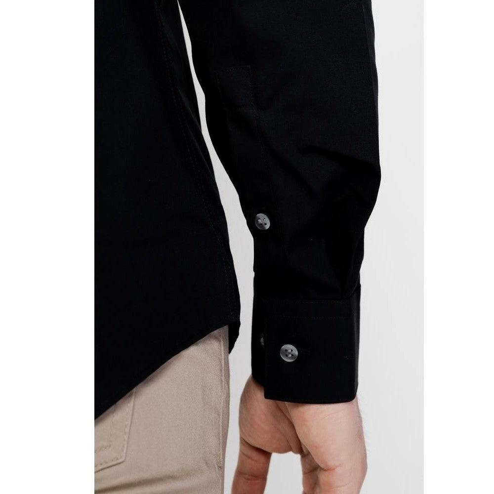 Calvin Klein Hemd Slim Poplin Stretch Schwarz | ELORÉ by Calvin Klein