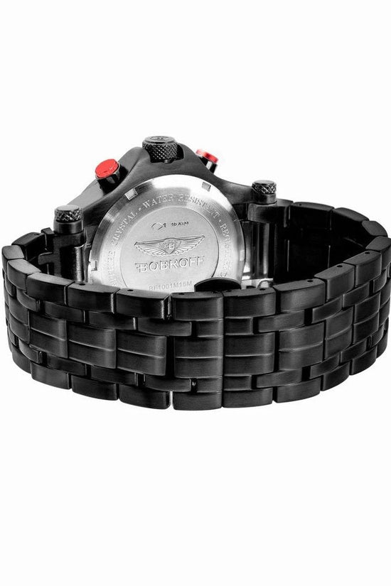 Bobroff Armbanduhr Chronograph Automatik Schwarz | ELORÉ by Bobroff