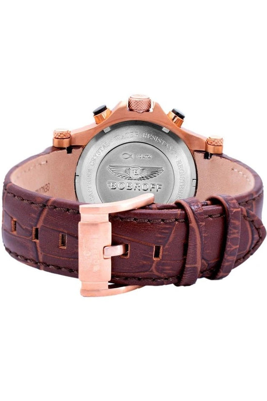 BOBROFF Luxus Chronograph Armbanduhr Braun | ELORÉ by Bobroff