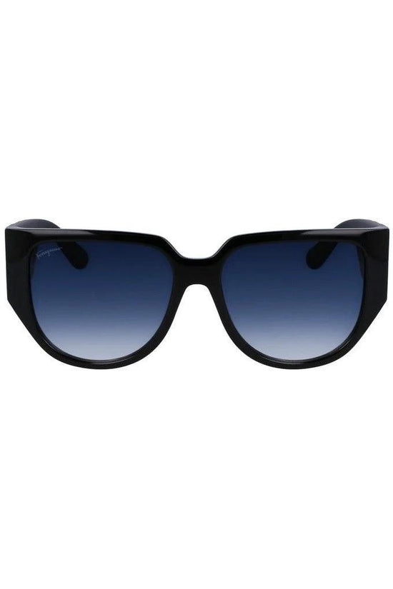Salvatore Ferragamo Sonnenbrille Schwarz | ELORÉ by Ferragamo