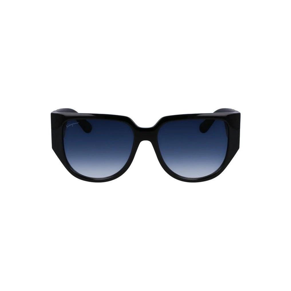 Salvatore Ferragamo Sonnenbrille Schwarz | ELORÉ by Ferragamo