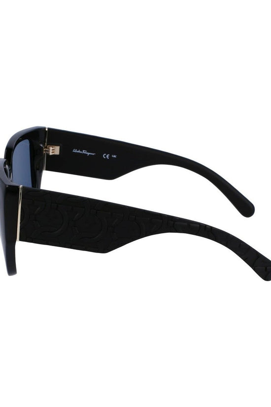 Salvatore Ferragamo Sonnenbrille Schwarz | ELORÉ by Ferragamo