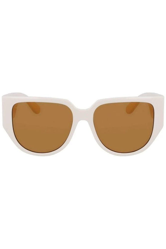 Ferragamo Sonnenbrille Weiß | ELORÉ by Ferragamo