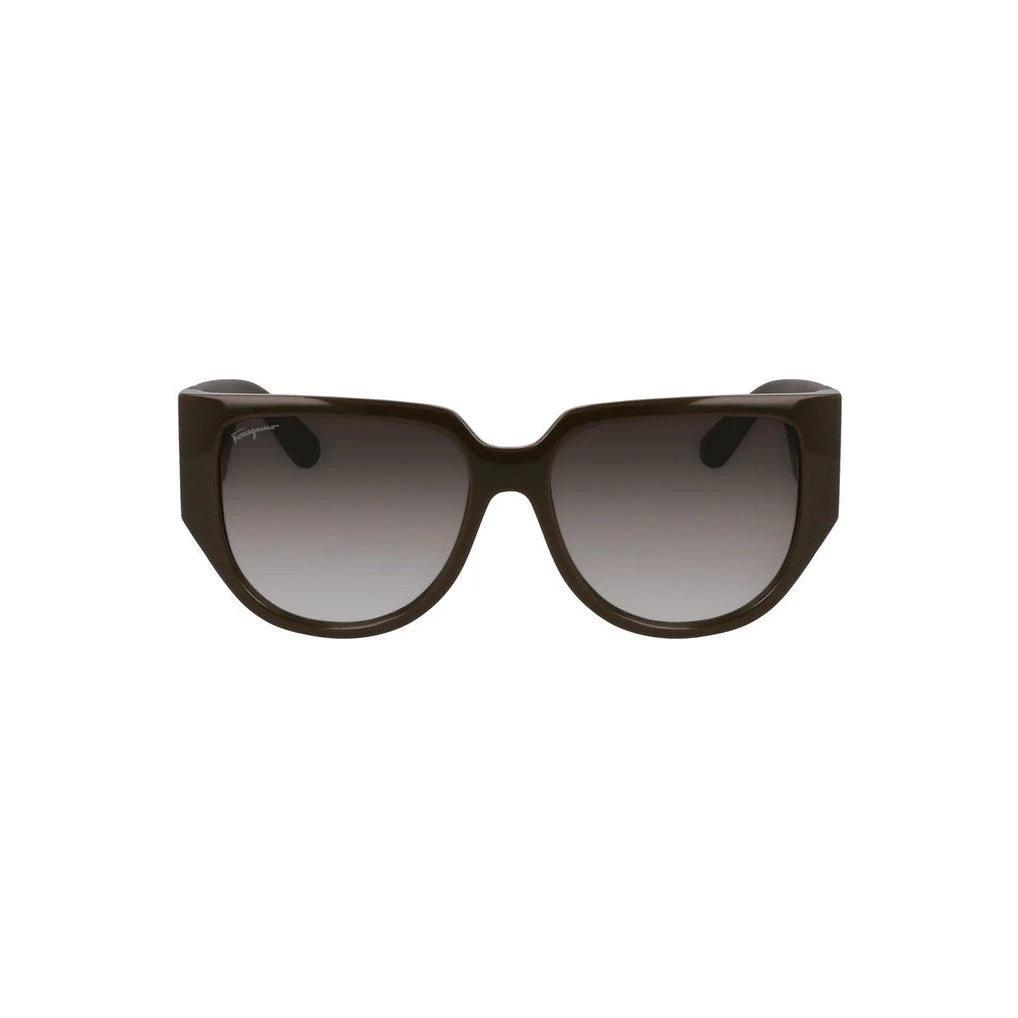 Ferragamo Sonnenbrille Grün | ELORÉ by Ferragamo