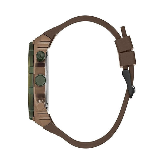 Guess Venture Chronograph Uhr Silikonarmband Braun | ELORÉ by Guess