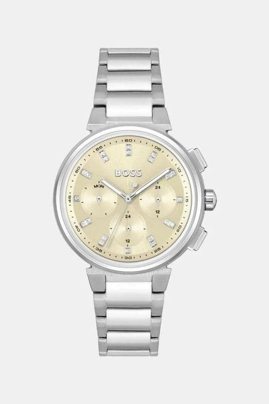 Hugo Boss Chronograph Armbanduhr Diamanten Silber | ELORÉ by Hugo Boss
