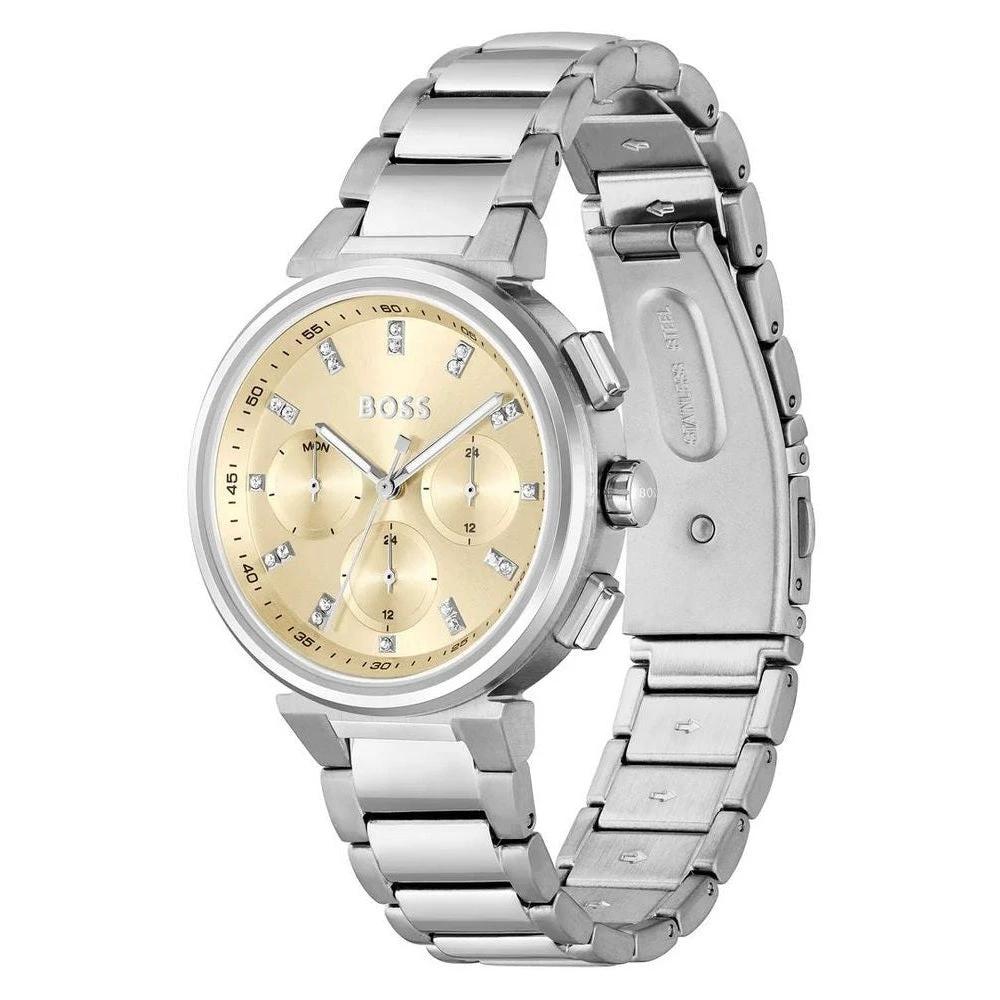 Hugo Boss Chronograph Armbanduhr Diamanten Silber | ELORÉ by Hugo Boss