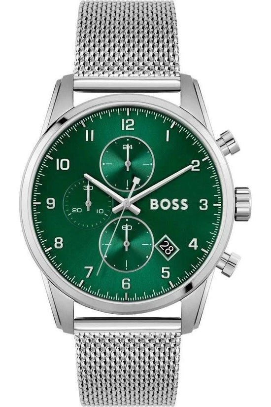 Hugo Boss Grand Prix Chronograph Armbanduhr Grün | ELORÉ by Hugo Boss