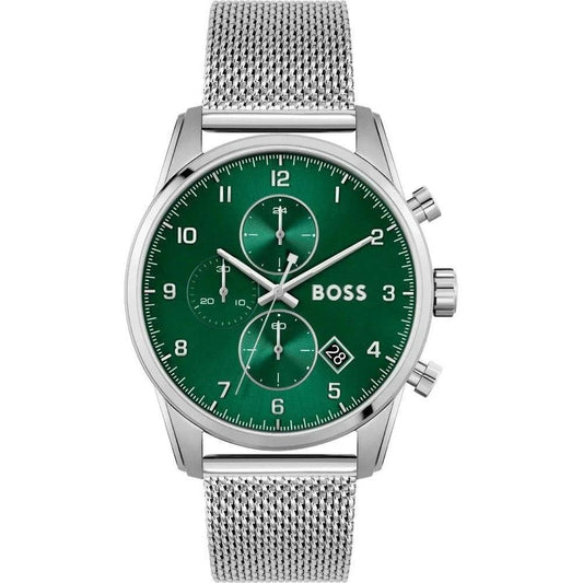 Hugo Boss Grand Prix Chronograph Armbanduhr Grün | ELORÉ by Hugo Boss