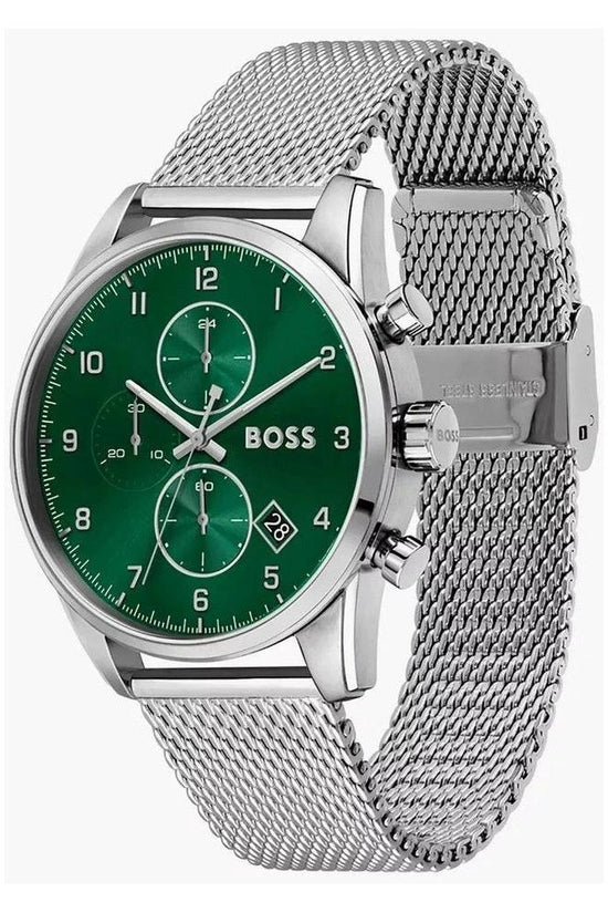 Hugo Boss Grand Prix Chronograph Armbanduhr Grün | ELORÉ by Hugo Boss