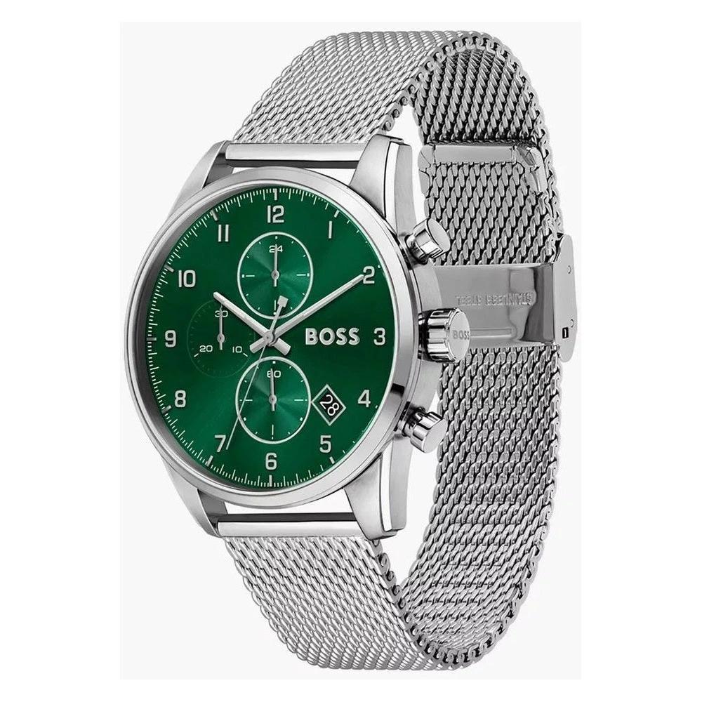 Hugo Boss Grand Prix Chronograph Armbanduhr Grün | ELORÉ by Hugo Boss