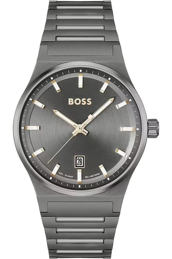 Hugo Boss Armbanduhr Edelstahl Chronograph Grau | ELORÉ by Hugo Boss