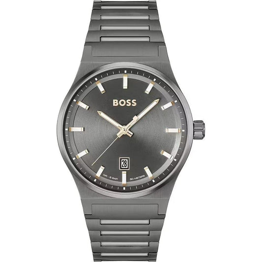 Hugo Boss Armbanduhr Edelstahl Chronograph Grau | ELORÉ by Hugo Boss
