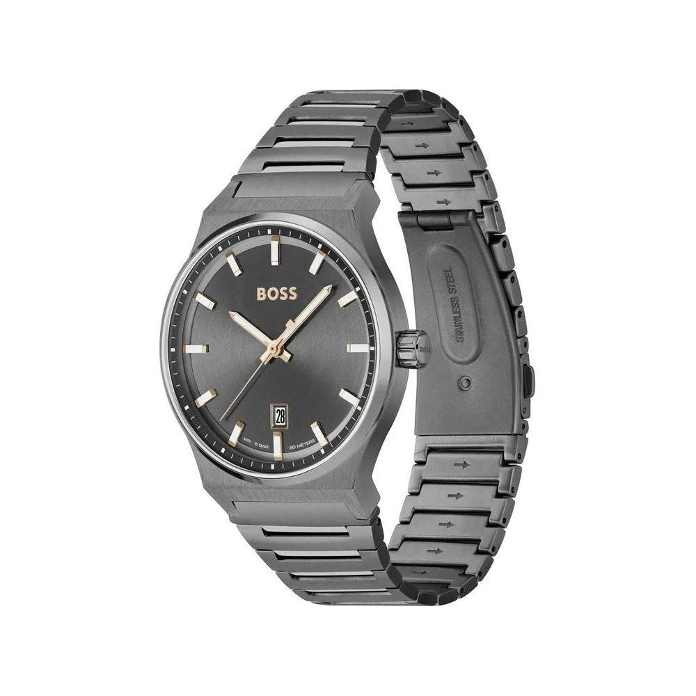 Hugo Boss Armbanduhr Edelstahl Chronograph Grau | ELORÉ by Hugo Boss