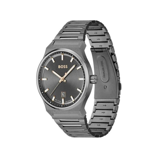Hugo Boss Armbanduhr Edelstahl Chronograph Grau | ELORÉ by Hugo Boss