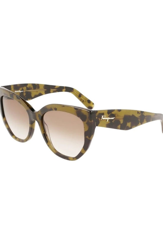 Ferragamo Sonnenbrille Braun Tortoise Muster | ELORÉ by Ferragamo