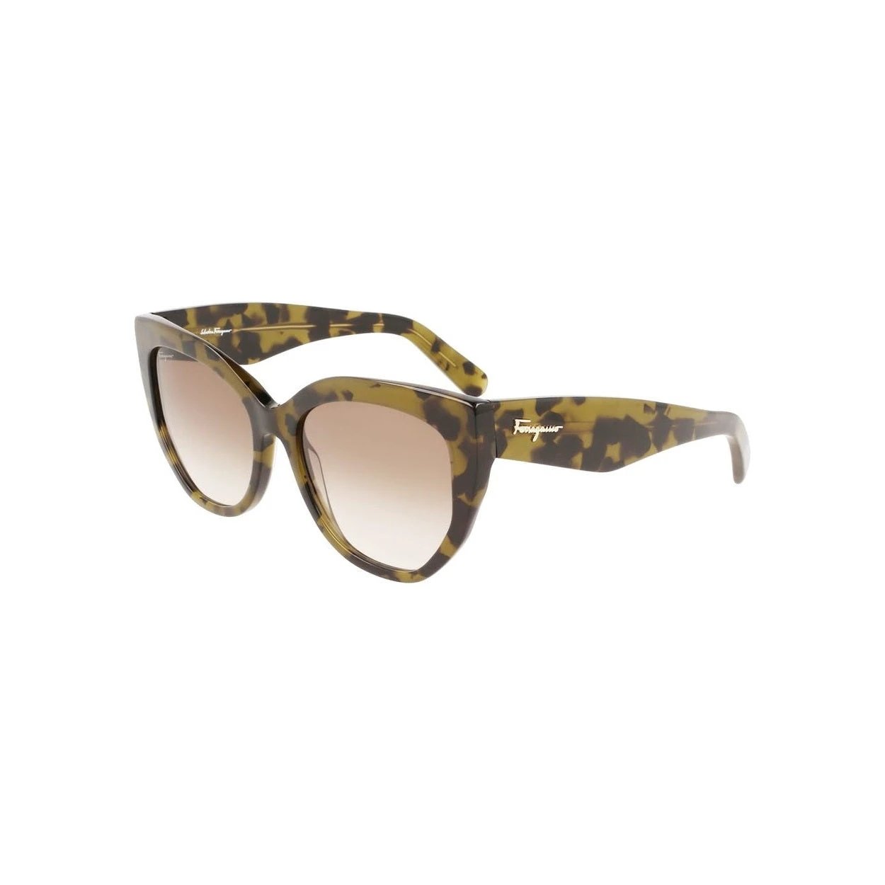 Ferragamo Sonnenbrille Braun Tortoise Muster | ELORÉ by Ferragamo